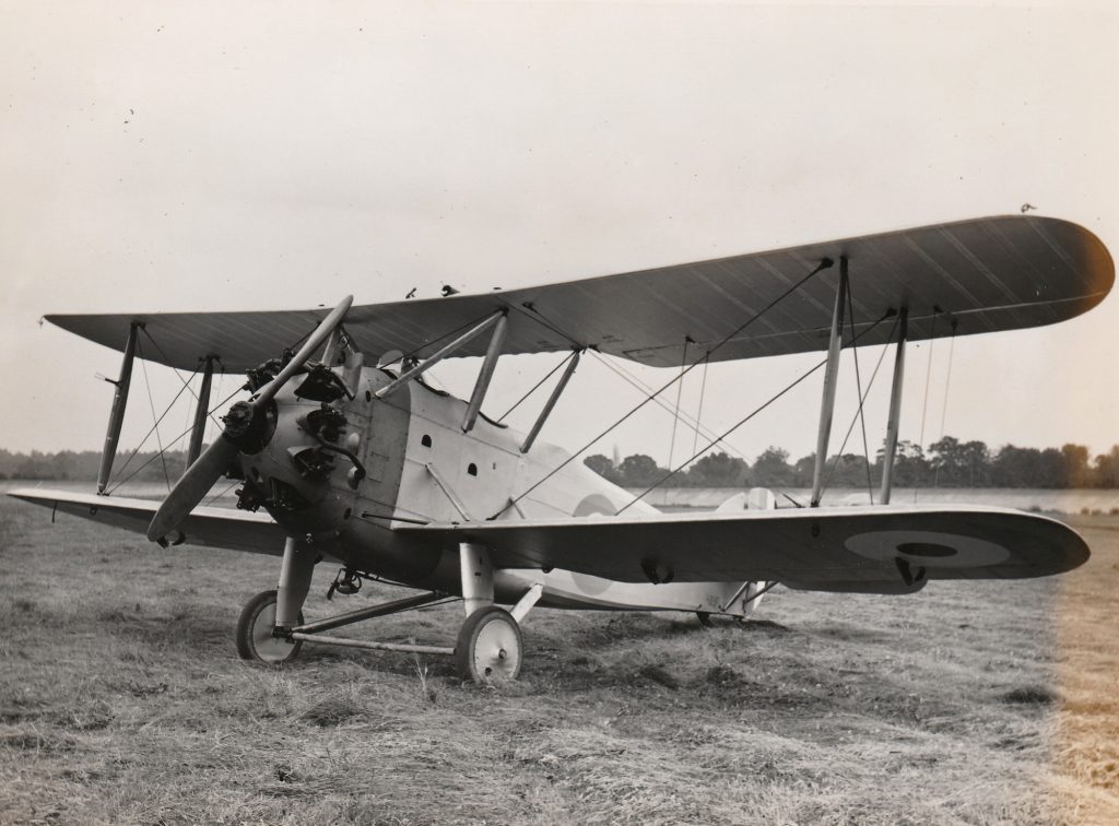 Hawker Hedgehog in its original form with simpler undercarriage and no centre-section fuel tank