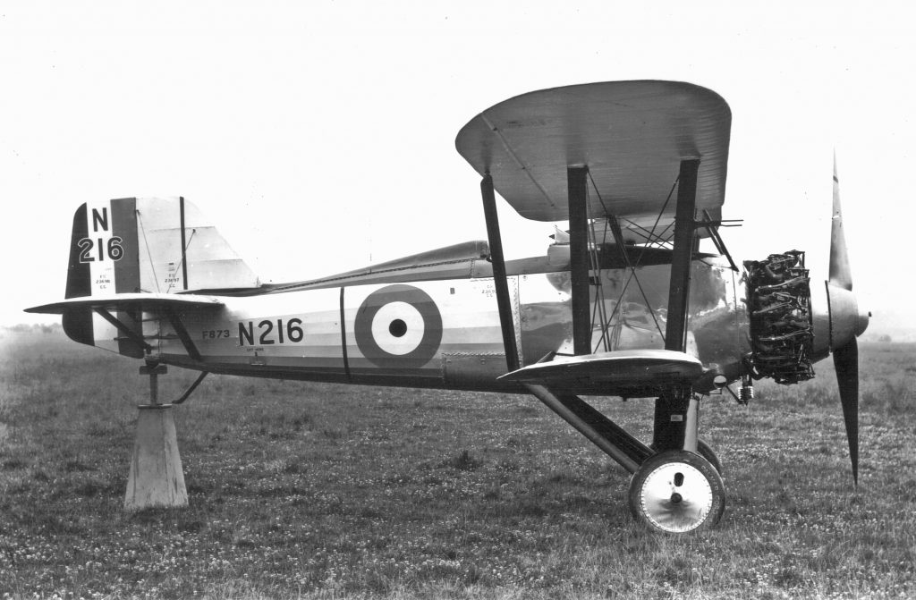 Fairey Flycatcher II prototype, with its temporary Armstrong Siddeley Jaguar powerplant