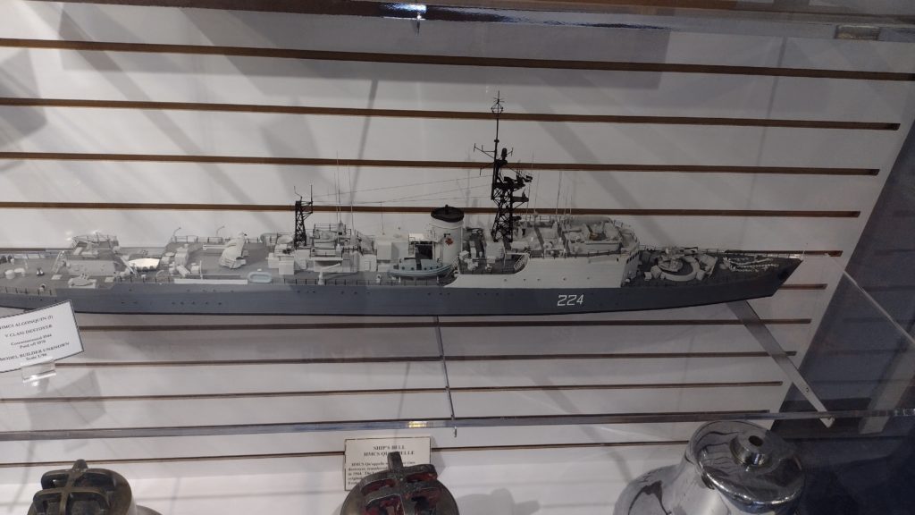 A model of the Type 15 refit of HMCS Algonquin