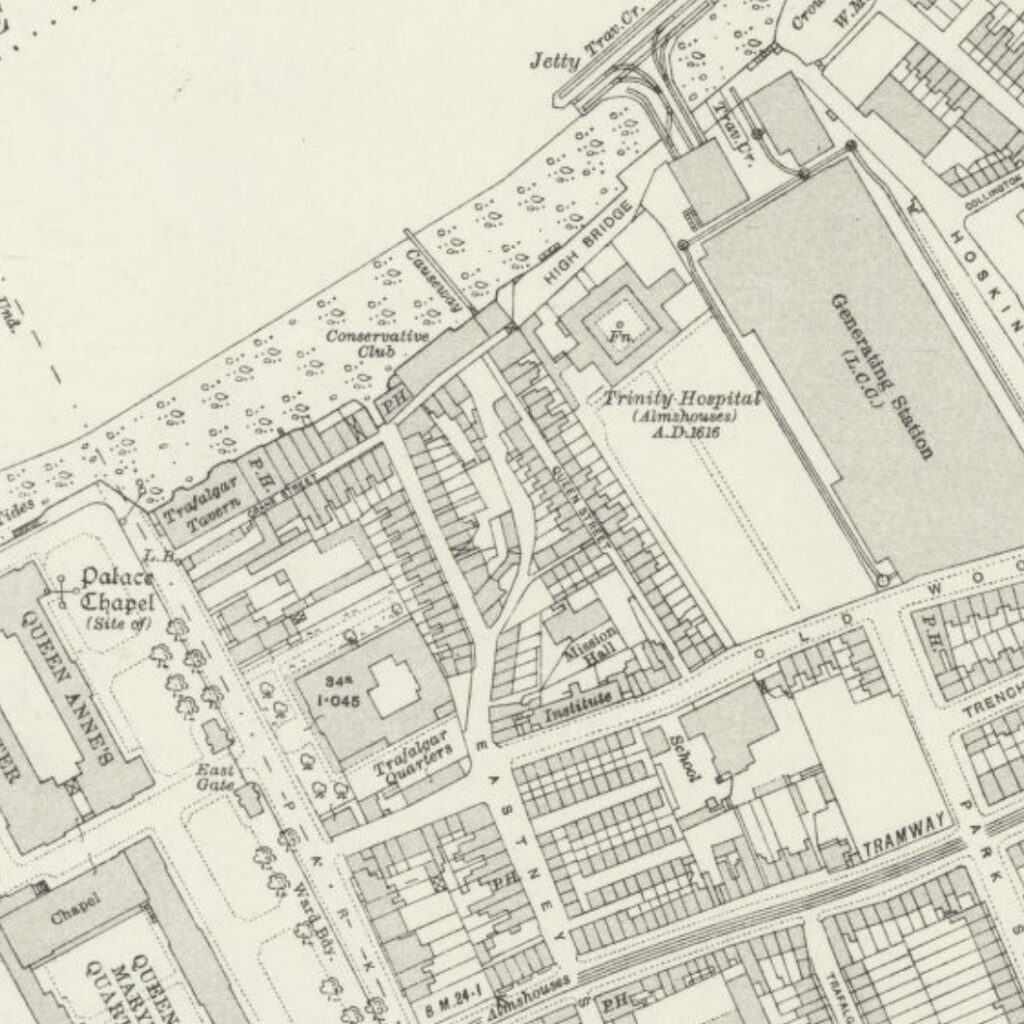 A similar map to the previous one in colour