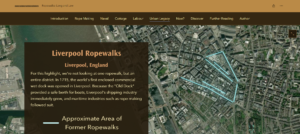 A screenshot about ropewalks in Liverpool
