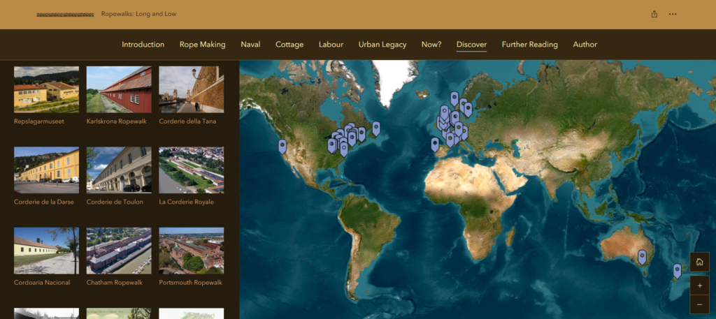A screenshot of the 'Discover' section of the website