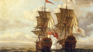 Spanish galleon at war