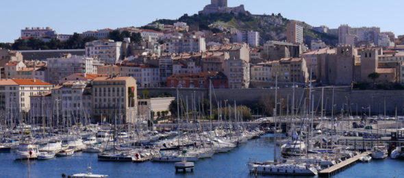 Waterfront in Marseille, France