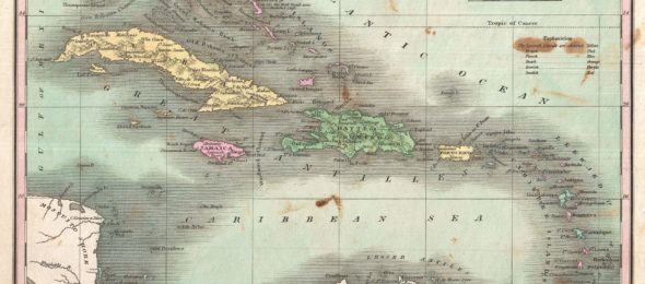 1827 Map of the Caribbean