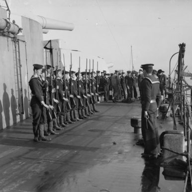 Royal Navy men during WWI