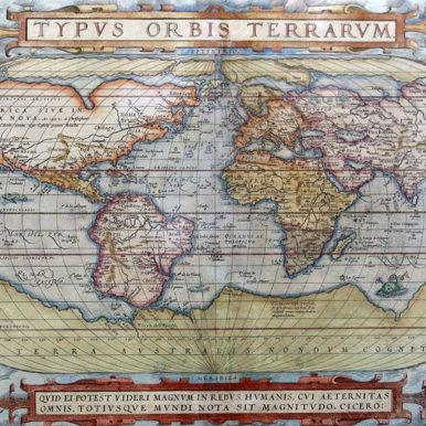 Early modern world map