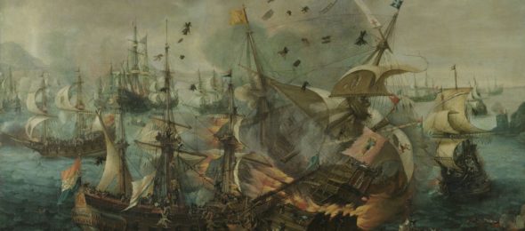 The Explosion of the Spanish Flagship during the Battle of Gibraltar (ca. 1621)