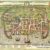 Medieval map of port city